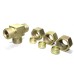 MS Equal Tee Union Couplings Hydraulic Ferrule Fitting